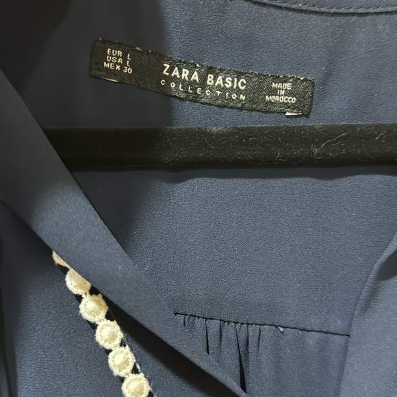 Zara semi sheer boho blouse - Picture 2 of 6